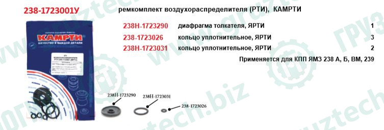 Рк воздухораспред.СуперМАЗ КАМРТИ