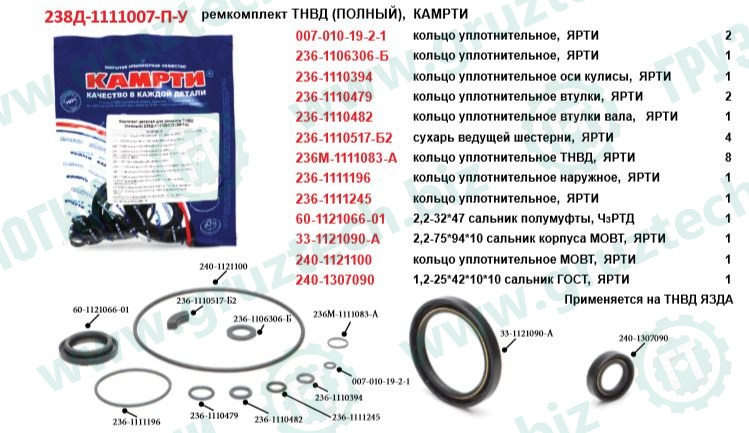 Рк ТНВД полн.СуперМАЗ КАМРТИ