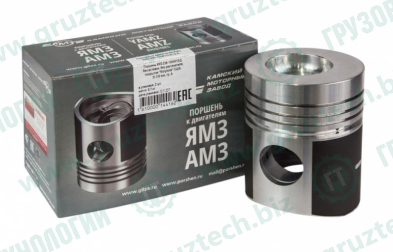 Поршень двигателя МАЗ без вст.без рассек.1масл.КМЗ