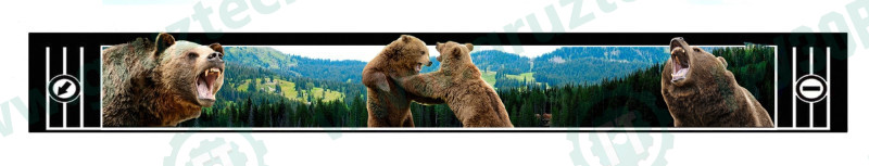 Брызговик длинномер 320*2050 "Медведи"