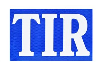 Наклейка светоотражающая TIR 400*250