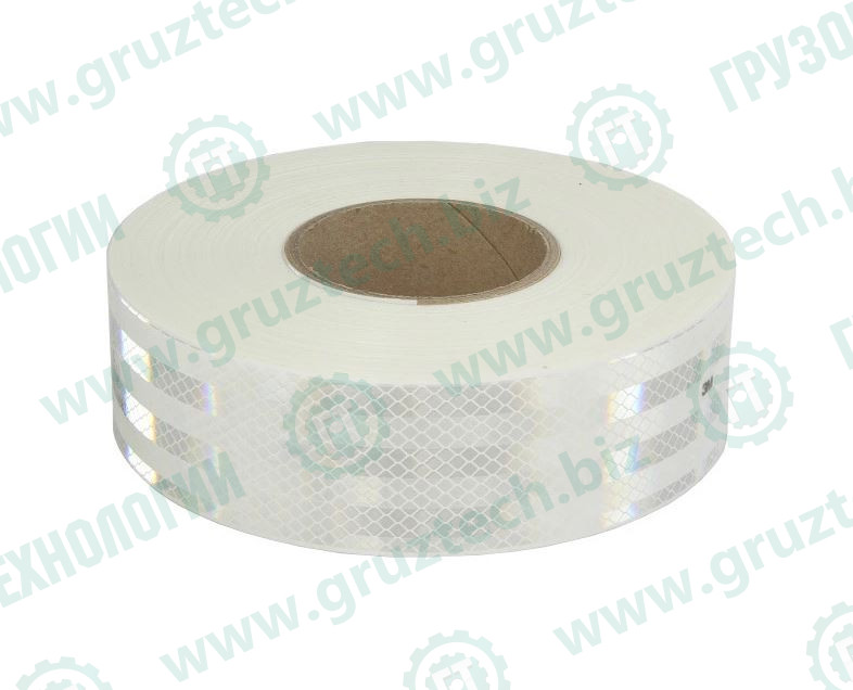 Лента светоотражающая 50мм*50м белая