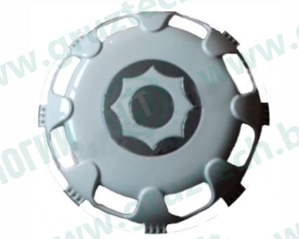 Колпак колеса переднего 22,5 белый LUX