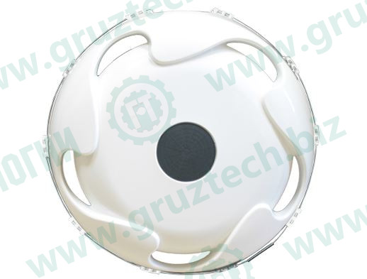 Колпак колеса переднего 22,5 белый звезда ТРЕЙД