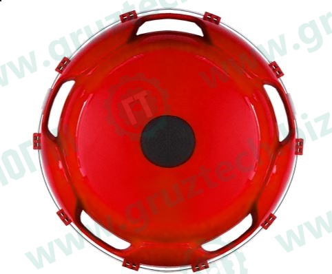 Колпак колеса переднего 22,5 красный