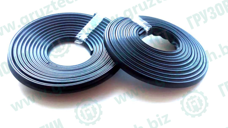 Замок лобового стекла черн.5,4м/кт