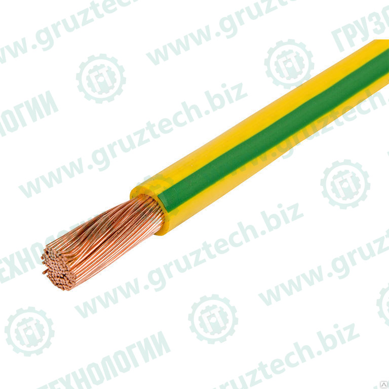 Провод ПВАМ 1,5 жел./зел.