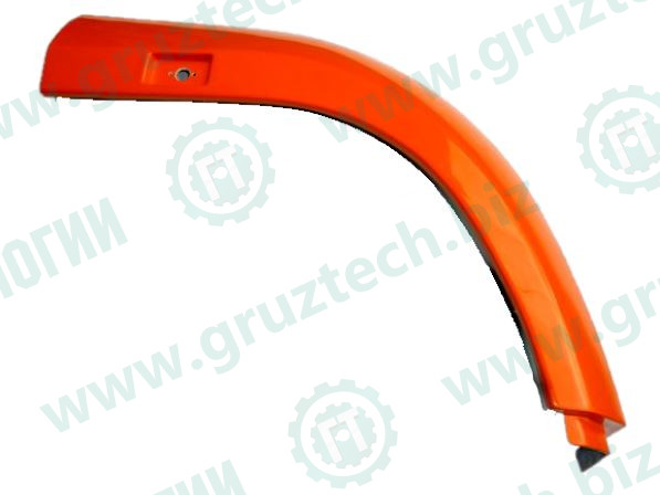 Панель передней части переднего крыла ЕВРО прав.пласт.оранжевый