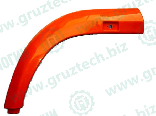 Панель передней части переднего крыла ЕВРО лев.пласт.оранжевый