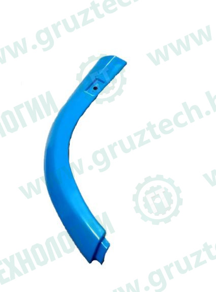 Панель передней части переднего крыла ЕВРО лев.пласт.синий