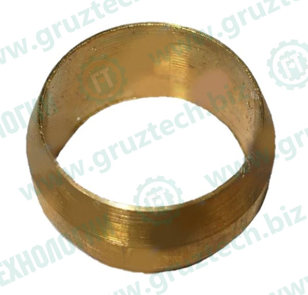 Муфта трубки d.14 латунная