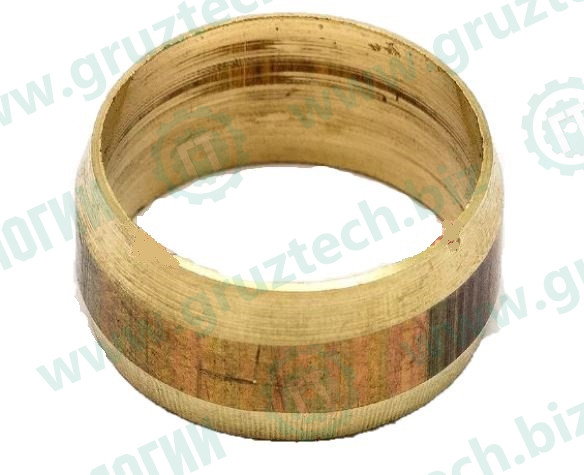 Муфта трубки d.16 латунная