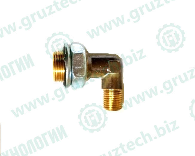 Угольник М14*М22 рессивера в сб.