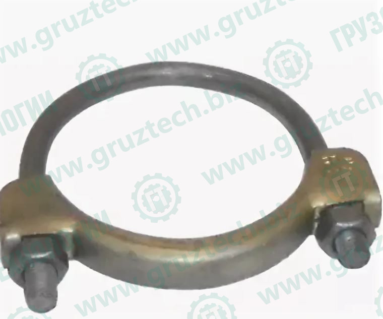 Хомут трубы приемной 122*130