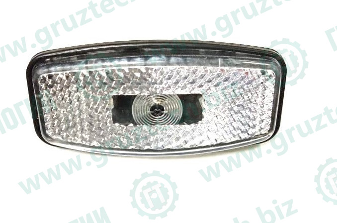Фонарь маркер LED овальный белый ЕВРО 12/24В