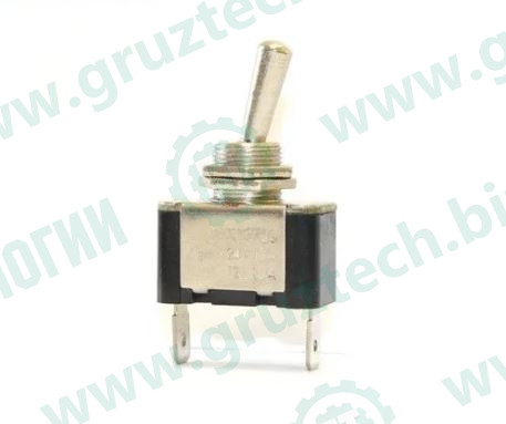 Переключатель тумблерный 2 позиции под штырь 6,3 12/24В 20/10А