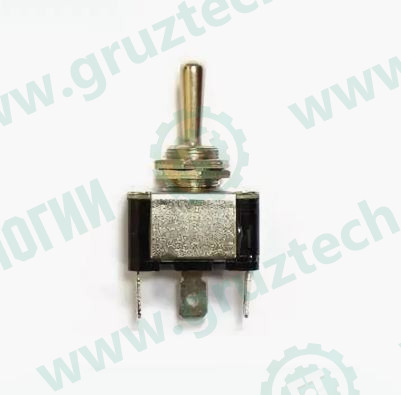 Переключатель тумблерный 3 позиции под штырь 6,3 12/24В 20/10А