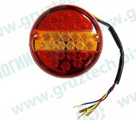Фонарь задний левый круглый LED