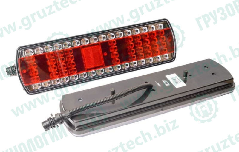 Фонарь задний левый с проводом и байонетныым разъёмом LED ЕВРО-4