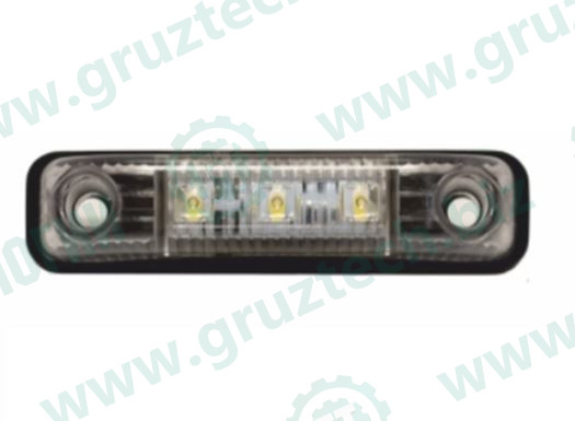 Фонарь контурный 3LED овал белый