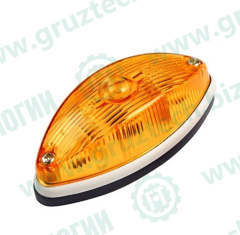 Фонарь контурный овал оранжевый