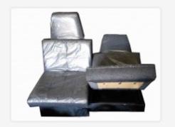 Сиденье "диван" с 2-мя подголовниками с двумя ящиками