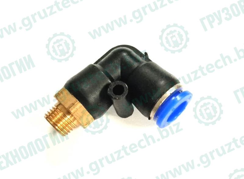 Фитинг угловой 8 с резьбой Н10