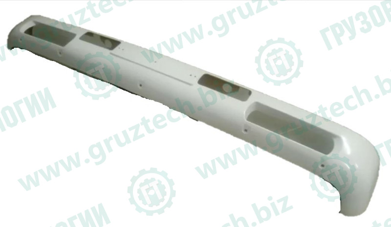 Спойлер на бампер нижний белый