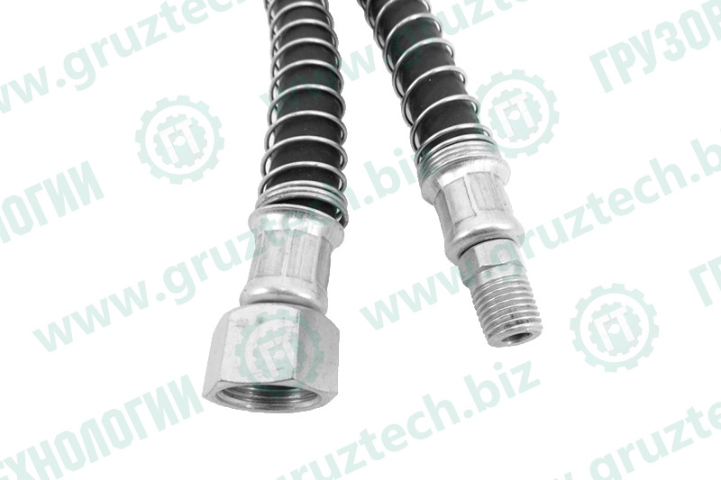 5320-3506060 - Шланг тормозной задний L700 г-ш шершавый с пружиной