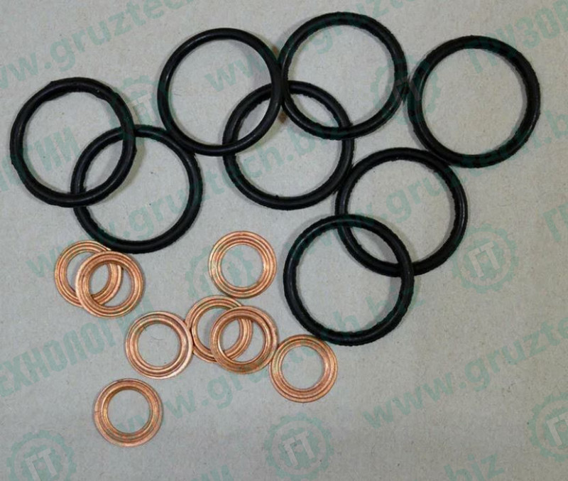 Рк форсунки 8колец и 8шайб зеленый PLANTAGO