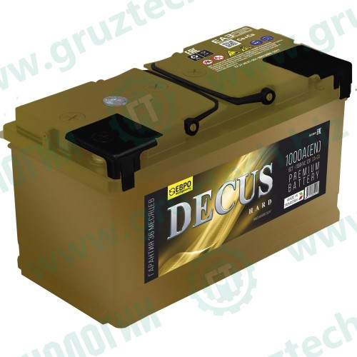 АКБ 12в/110Ач 1000А 353*175*190 о/п DECUS
