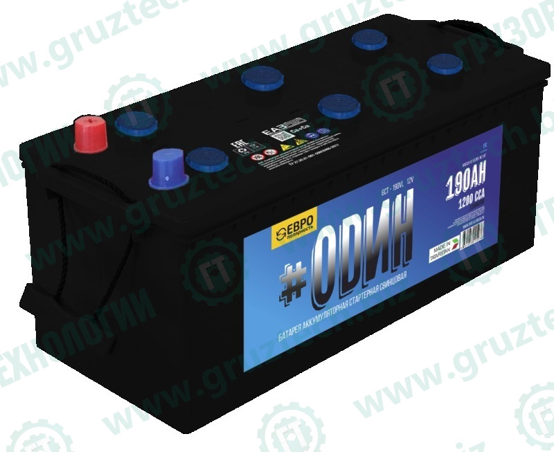 АКБ 12в/190Ач 1100А о/п #ОDИН