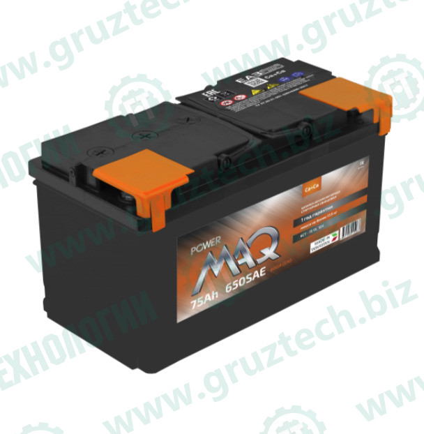 АКБ 12в/75Ач 600А(EN) п/п powerMAQ