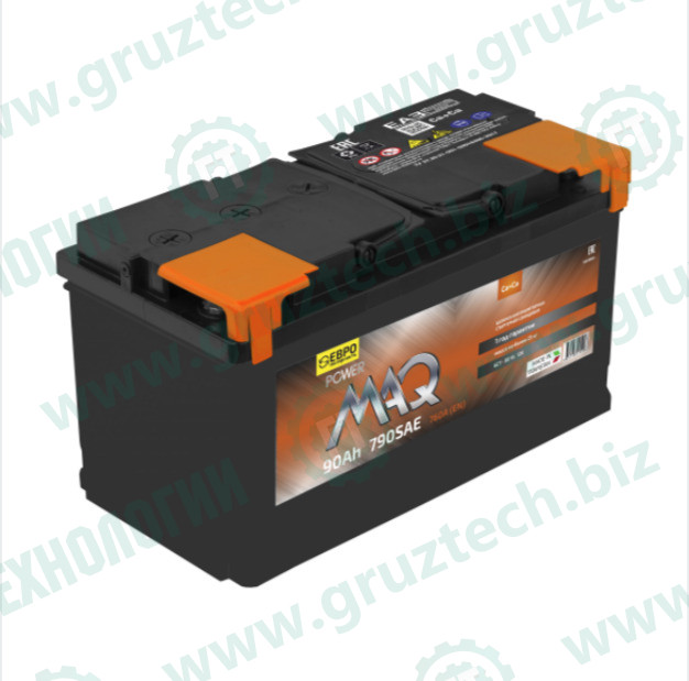 АКБ 12в/90Ач 760А(EN) о/п powerMAQ