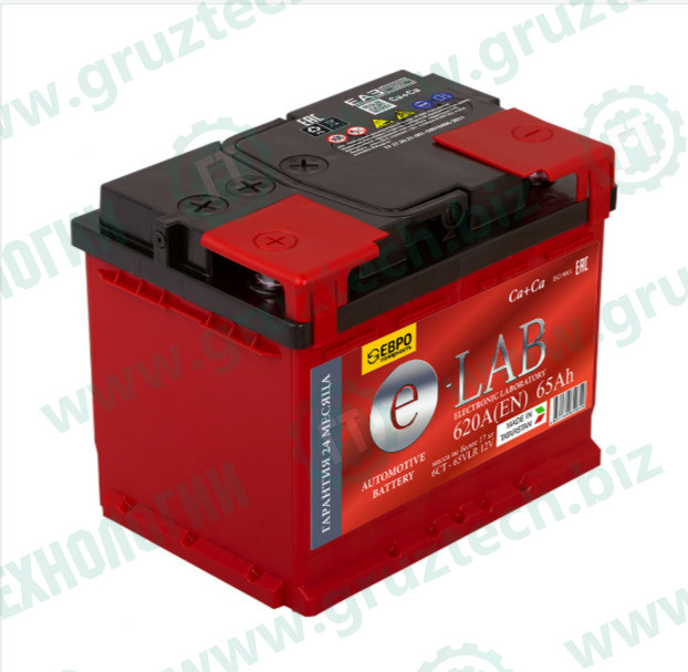 АКБ 12в/65Ач 620А(EN) о/п ELAB