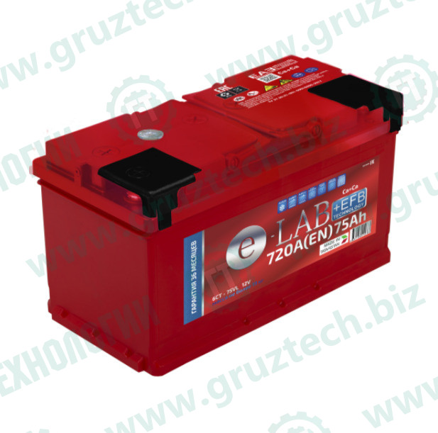 АКБ 12в/75Ач 720А(EN) п/п ELAB EFB