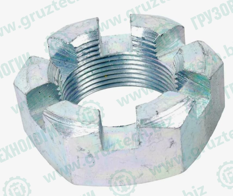 Гайка М33 реактивной штанги корончатая ЕВРО ГТ